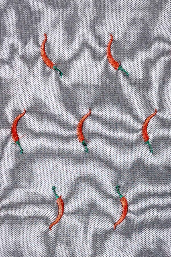 10980 150 z1 Dzianina haftowana na tiulu