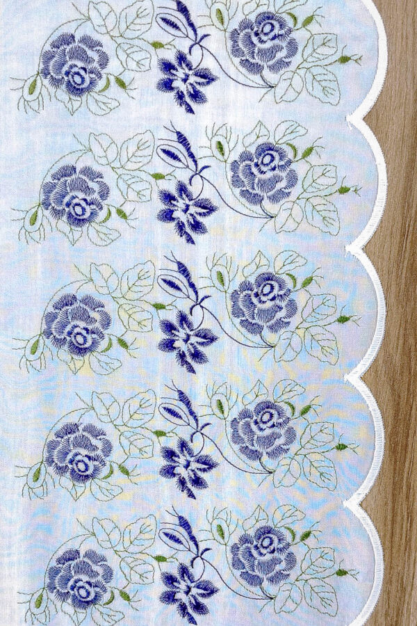 118540 90 z1 Lambrekin haftowany na woalu