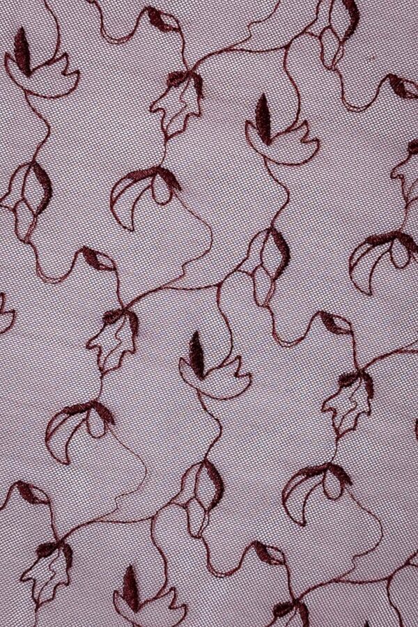 118762 160 z2 Dzianina haftowana na tiulu