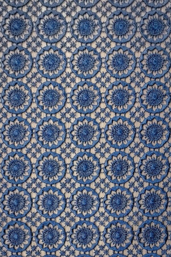 Tkanina haftowana gipiurowa