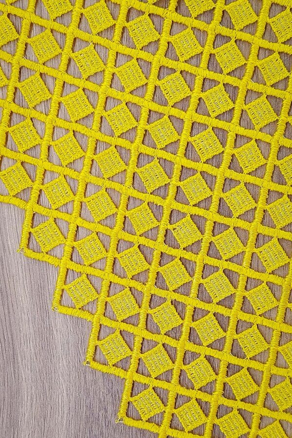 57580 z6 Tkanina haftowana gipiurowa