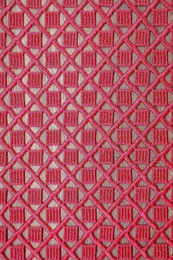 57580 z7 Tkanina haftowana gipiurowa