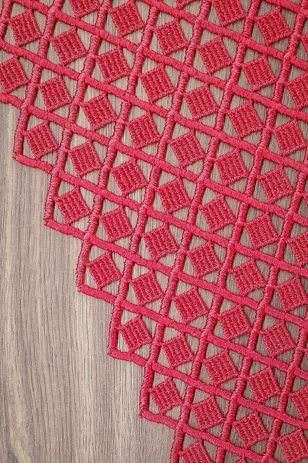 57580 z8 Tkanina haftowana gipiurowa