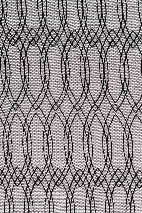 116610 150 z3 Dzianina haftowana na tiulu